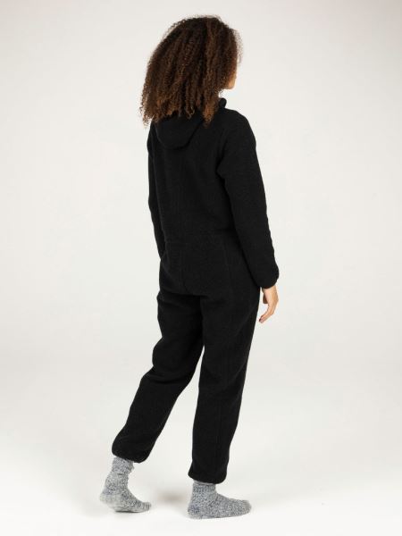Finisterre Svart Budock Fleece Jumpsuit