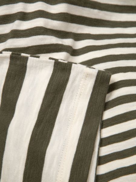 Oliv/vit Dart T-shirt Finisterre