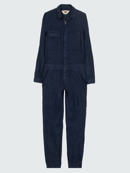 Finisterre Pennan Jumpsuit I Linne Med Dragkedja