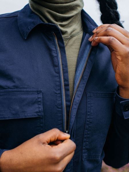 Pennan Zip Jumpsuit Marinblå Finisterre