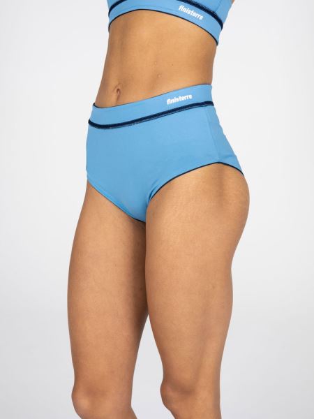 Anella Vändbar Bikinibyxa Med Hög Midja Finisterre Marinblå/riviera