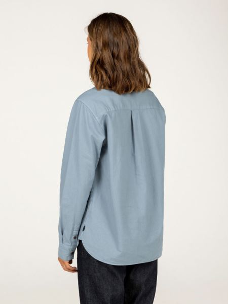 Wren Skjorta Finisterre Blå Stål