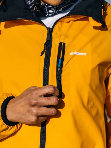 Finisterre Marinblå/bärnsten Vändbar övergångsjacka