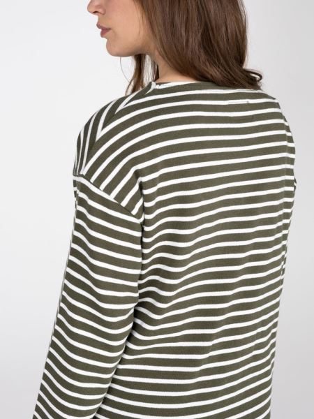 Oliv/ecru Dutson Långärmad T-shirt Finisterre