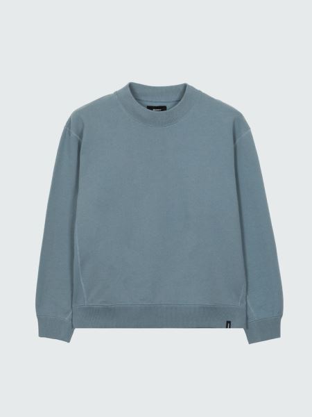 Finisterre Bidston Sweatshirt Blå Stål