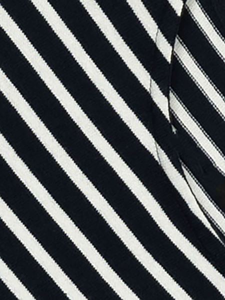 Marin/vit Dutson Slim Långärmad Topp Finisterre