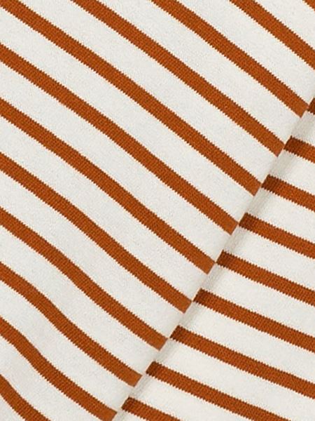 Dutson Slim Långärmad Topp Finisterre Koppar/ecru