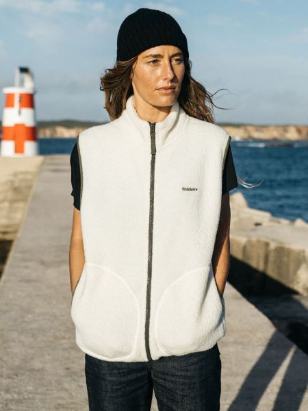 Ecru Finisterre Hegen Ull Gilet