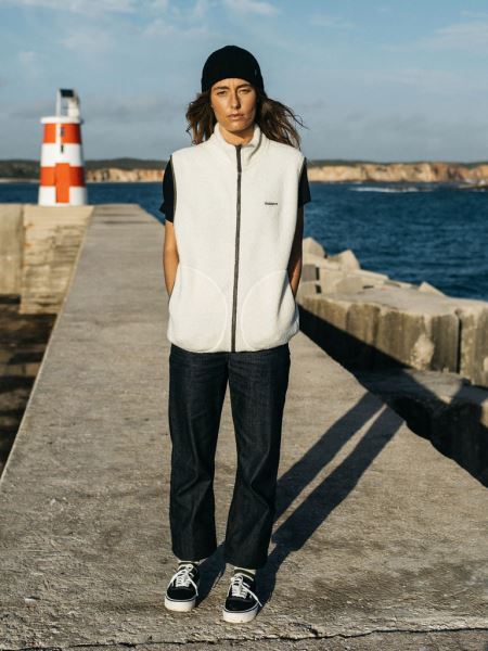 Ecru Finisterre Hegen Ull Gilet