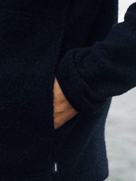 Finisterre Budock Huvtröja Med Hel Dragkedja Marinblå