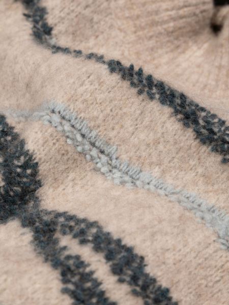 Vågstygn Jumper Havregryn/blå Finisterre