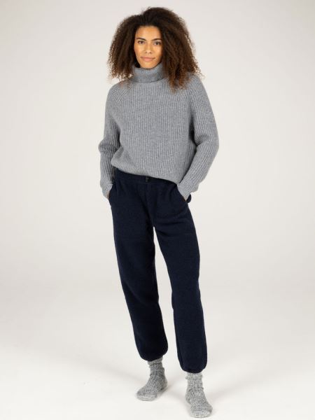 Finisterre Marinblå Budock Joggingbyxor