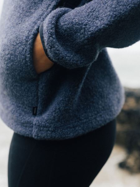 Finisterre Budock Ull Smock Fleece Mörk Ozon