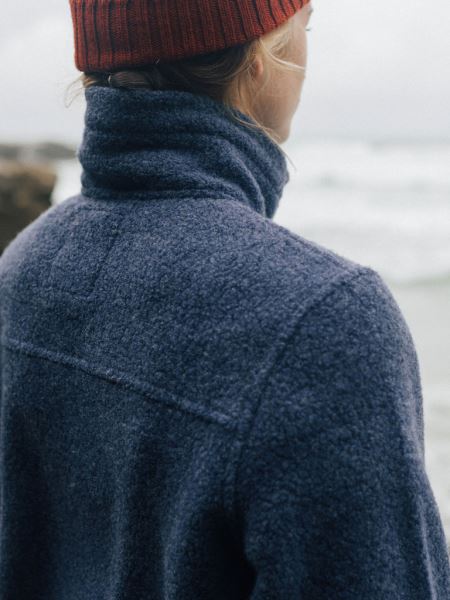 Finisterre Budock Ull Smock Fleece Mörk Ozon