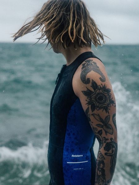 Nieuwland 2e Yulex Long Jane Baddräkt Ink/lapis Finisterre