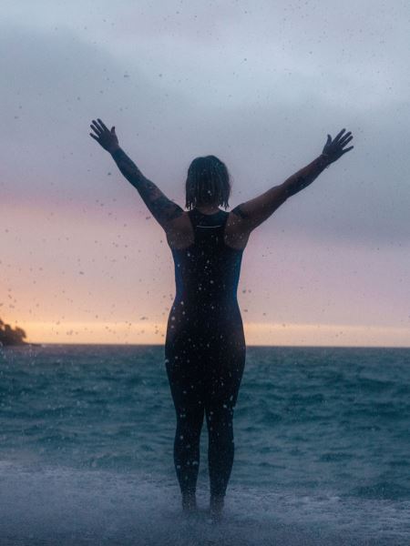 Nieuwland 2e Yulex Long Jane Baddräkt Ink/lapis Finisterre