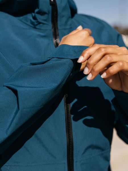 Finisterre Kungsfiskare Blå Regnfågeln Vattentät Jacka