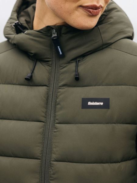 Finisterre Nebulosor Isolerad Jacka Mörk Oliv