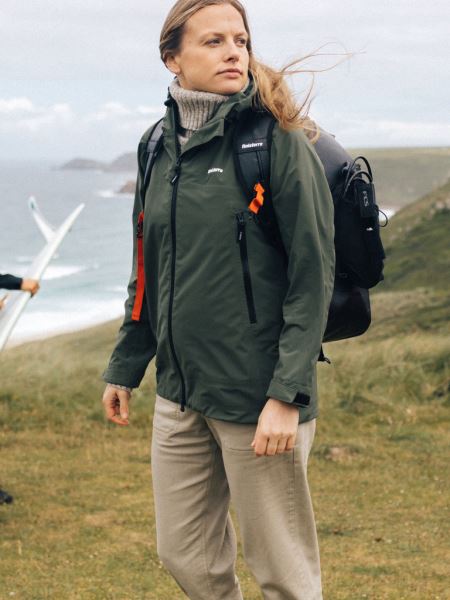 Dam Stormbird Vattentät Jacka Finisterre Olive
