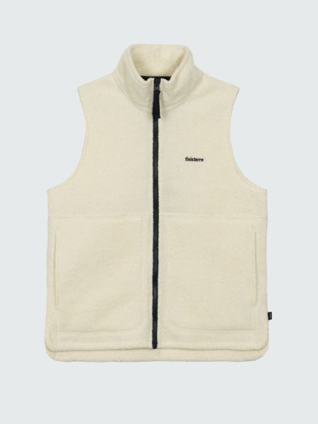 Budock Gilet Finisterre Ecru