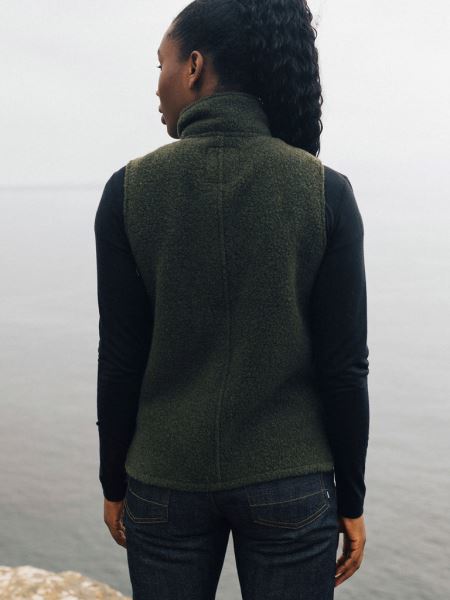 Finisterre Mörk Oliv Knopp Gilet