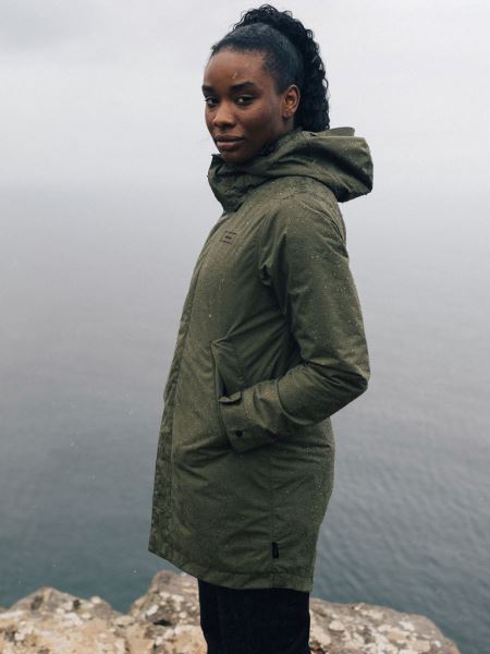 Solus Vattentät Parkajacka Mörk Oliv Finisterre