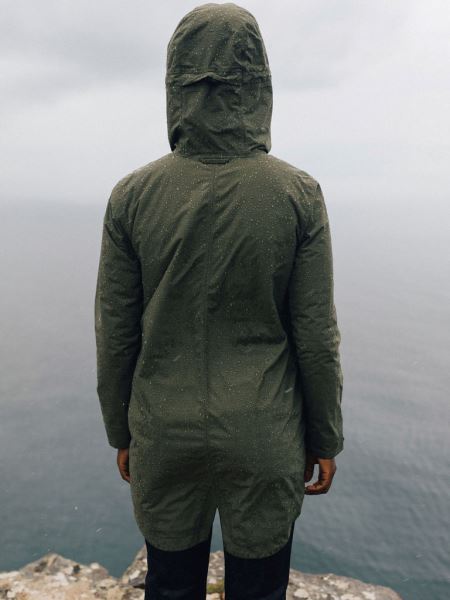 Solus Vattentät Parkajacka Mörk Oliv Finisterre