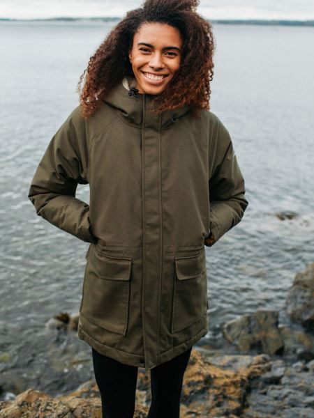 Vellus Vattentät Parkas Finisterre Mörk Oliv
