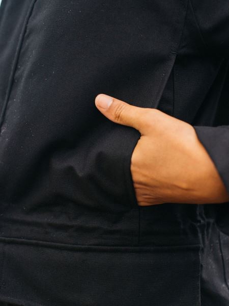 Finisterre Svart Vellus Vattentät Parkas