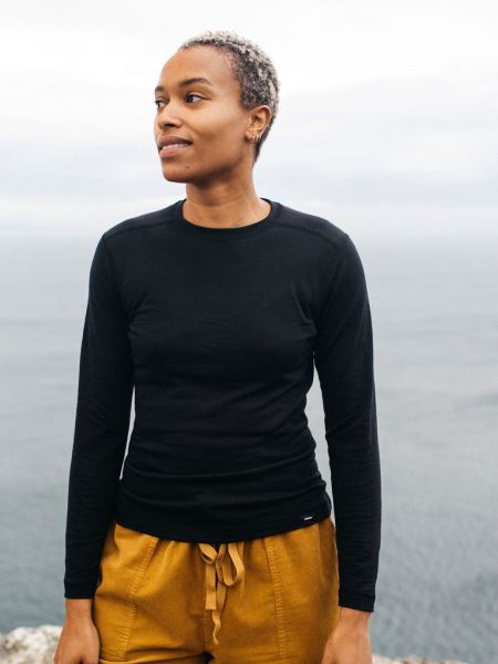 Finisterre Zephyr Merinoull Baslager Svart Special