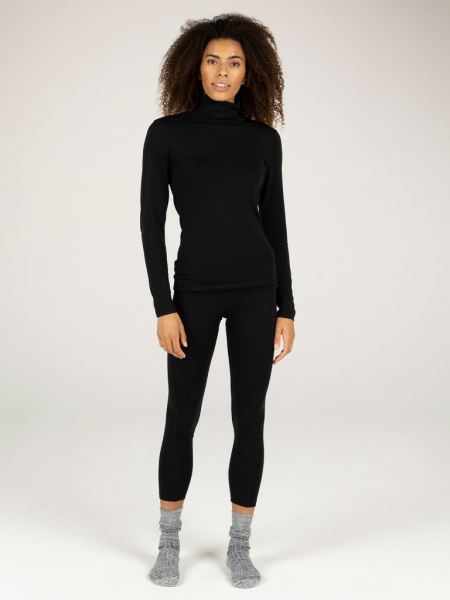Svarta Finisterre Zephyr Leggings I Merinoull