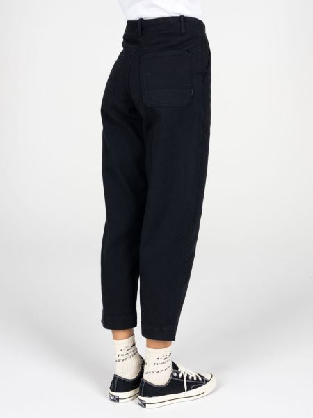 Finisterre Svart Garn Canvas Byxa Special