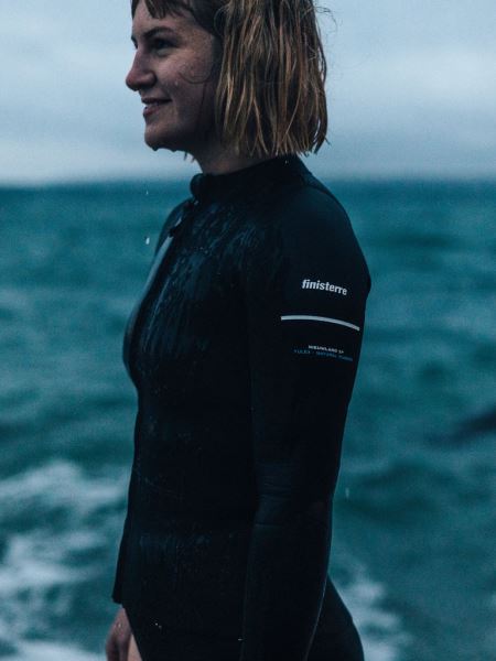 Finisterre Nieuwland 2e Yulex Långärmad Topp Svart